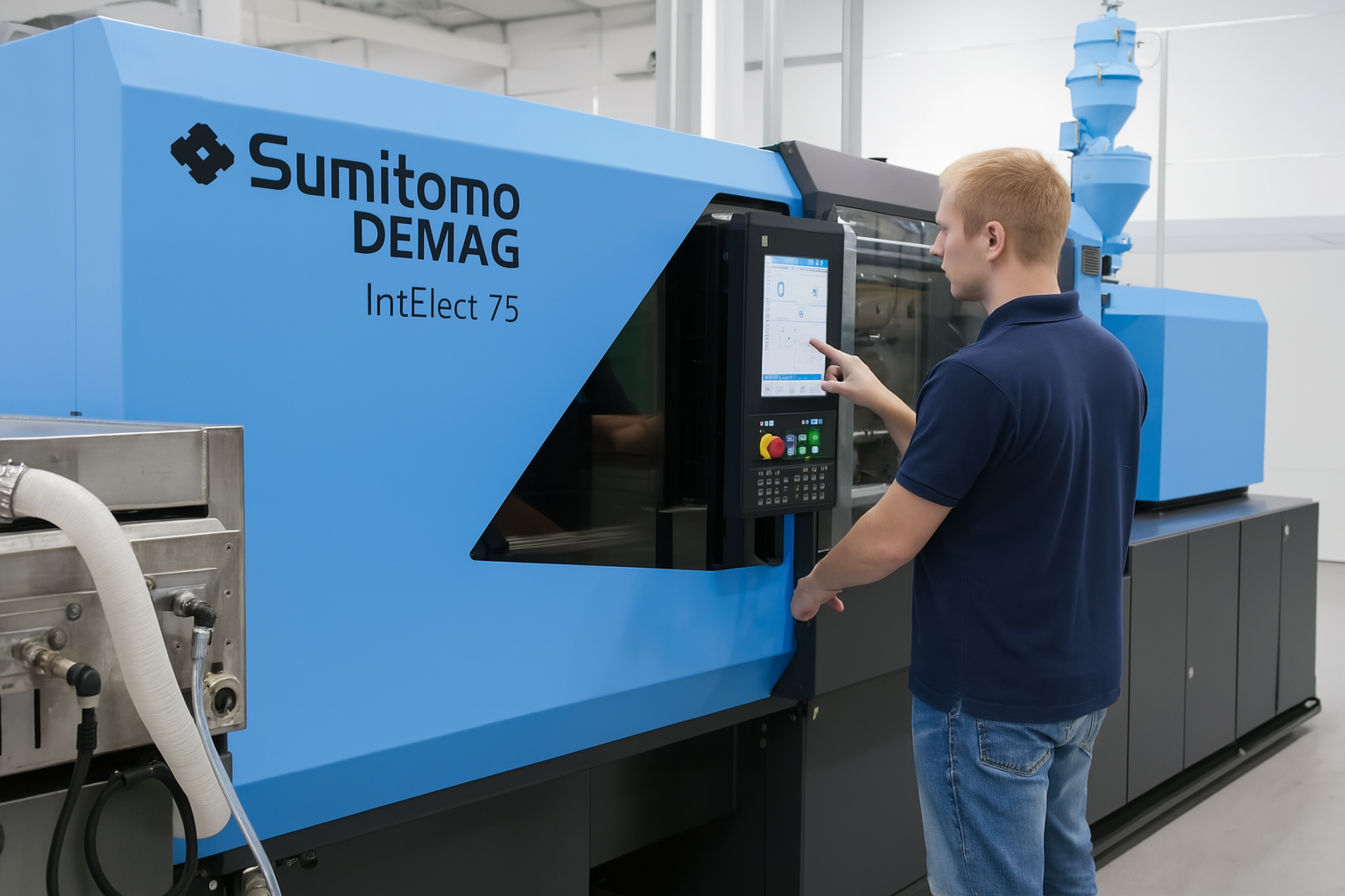 Máquina inyectora de plástico